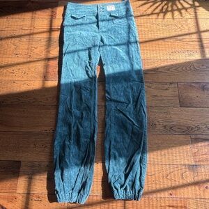 Pilcro by Anthropologie Sage Corduroy High-Rise Bootcut Trouser Pants Sz 27